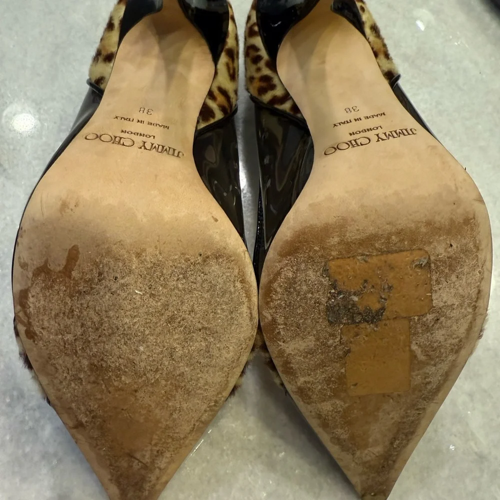 Jimmy Choo 38 - Animal Print - Picture 5 of 9